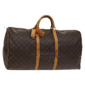 Louis Vuitton Keepall Bag Monogram Canvas Brown Canvas Travel Bag Bag (Pre-Owned)
