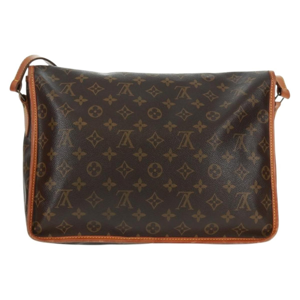 Louis Vuitton Sac Gibeciere Messenger Bag Monogram Canvas Brown Canvas Shoulder Bag Bag (Pre-Owned)