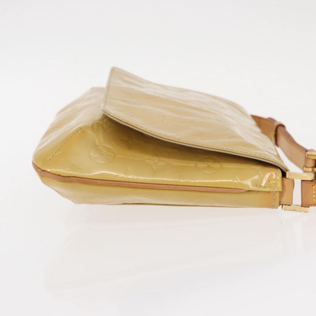 Louis Vuitton Thompson Street Handbag Monogram Vernis Beige Patent_Leather Shoulder Bag Bag (Pre-Owned)