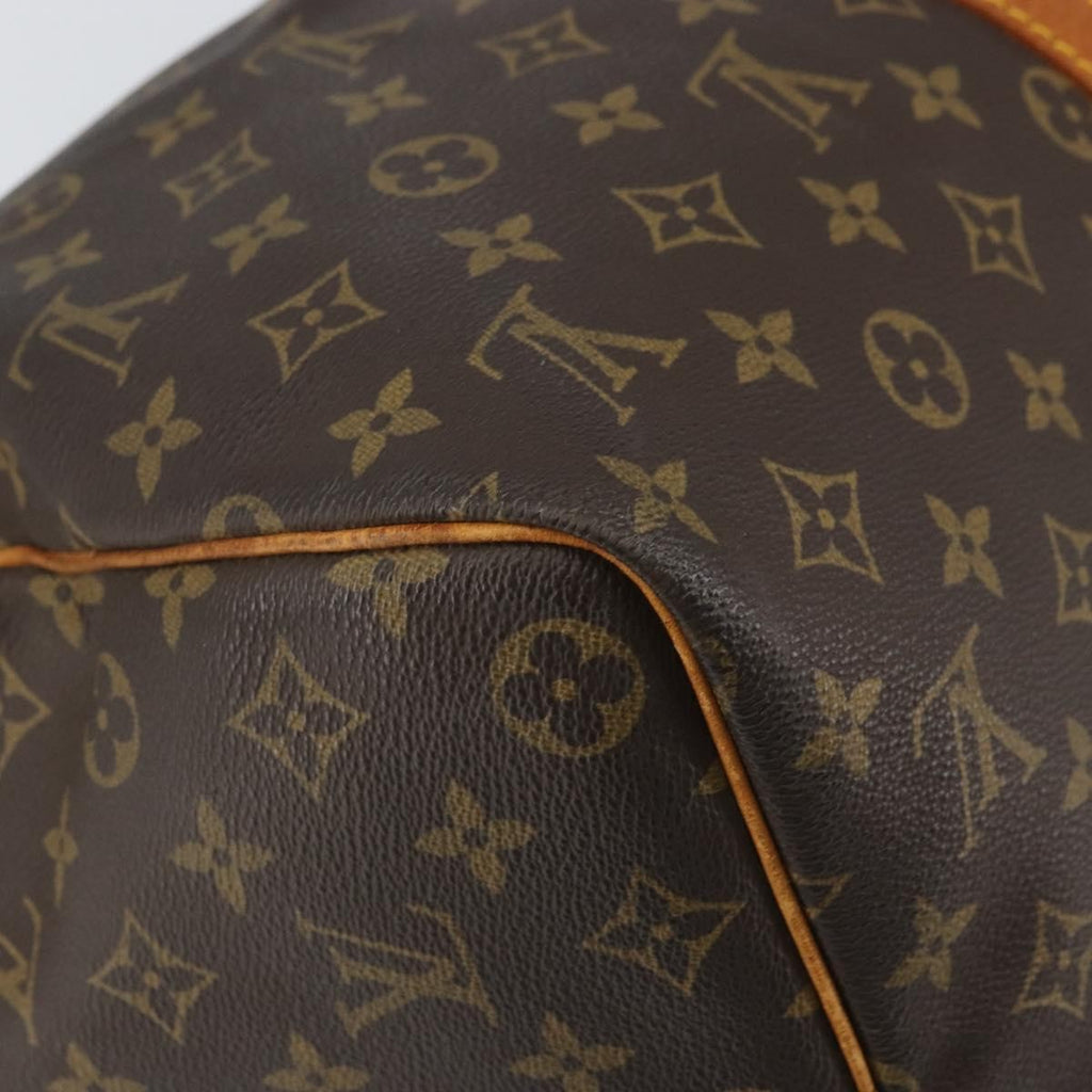 Louis Vuitton Keepall Bag Monogram Canvas Brown Canvas Travel Bag Bag (Pre-Owned)