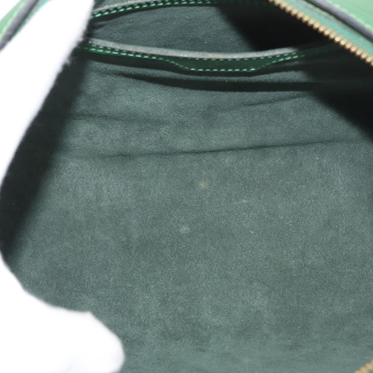 Louis Vuitton Soufflot Handbag Epi Leather Green Leather Handbag (Pre-Owned)