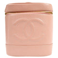 Chanel Vintage Timeless Cosmetic Case Caviar Pink Leather Clutche & Pouche Bag (Pre-Owned)