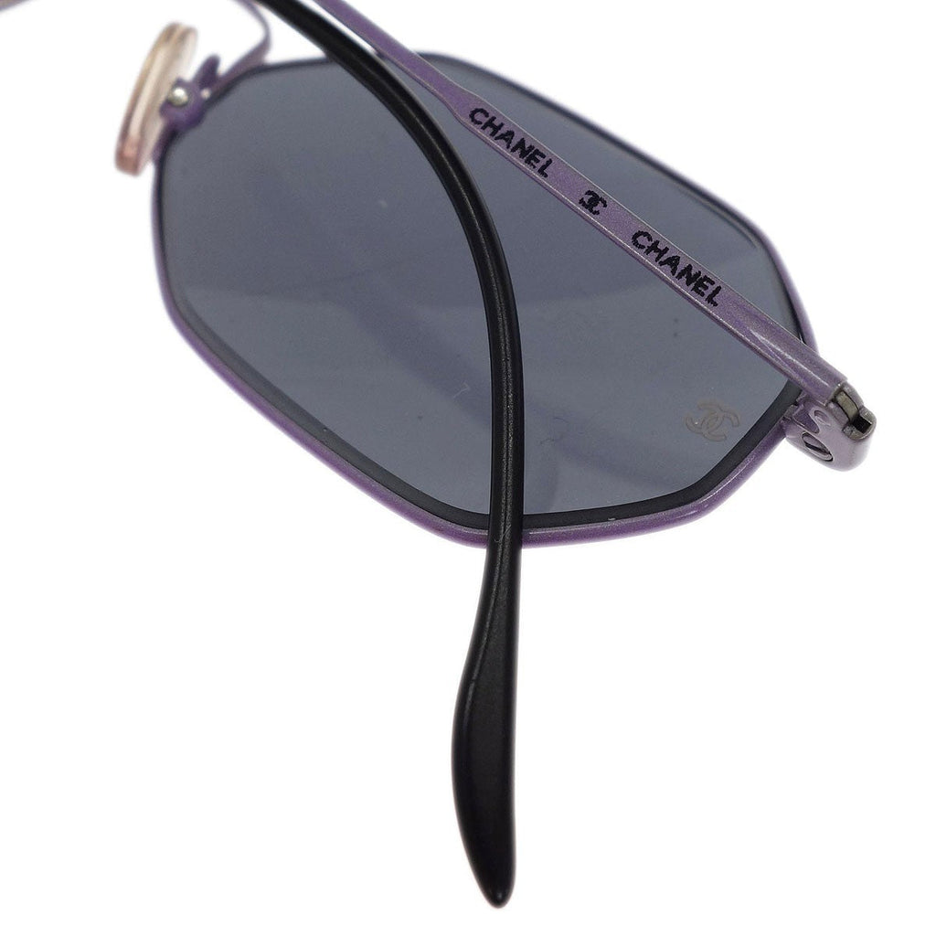 Chanel Chanel Logo Sunglasses Eye Wear Plastic Black Plastic Sunglasse Accessory (Pre-Owned)