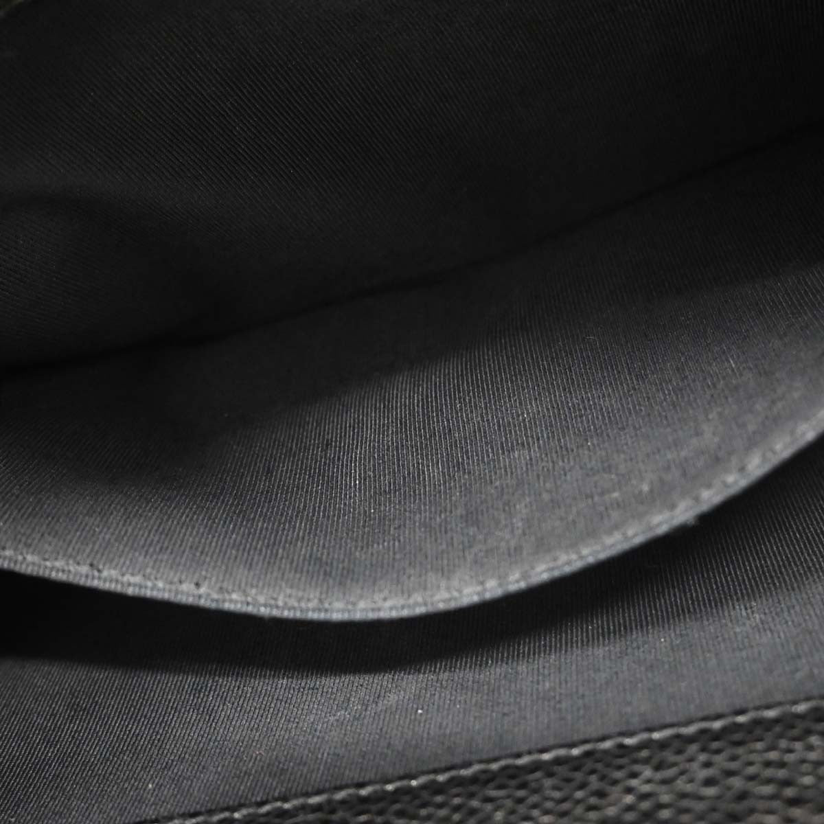 Chanel Boy Flap Bag Tweed And Leather Black Leather Shoulder Bag Bag (Pre-Owned)