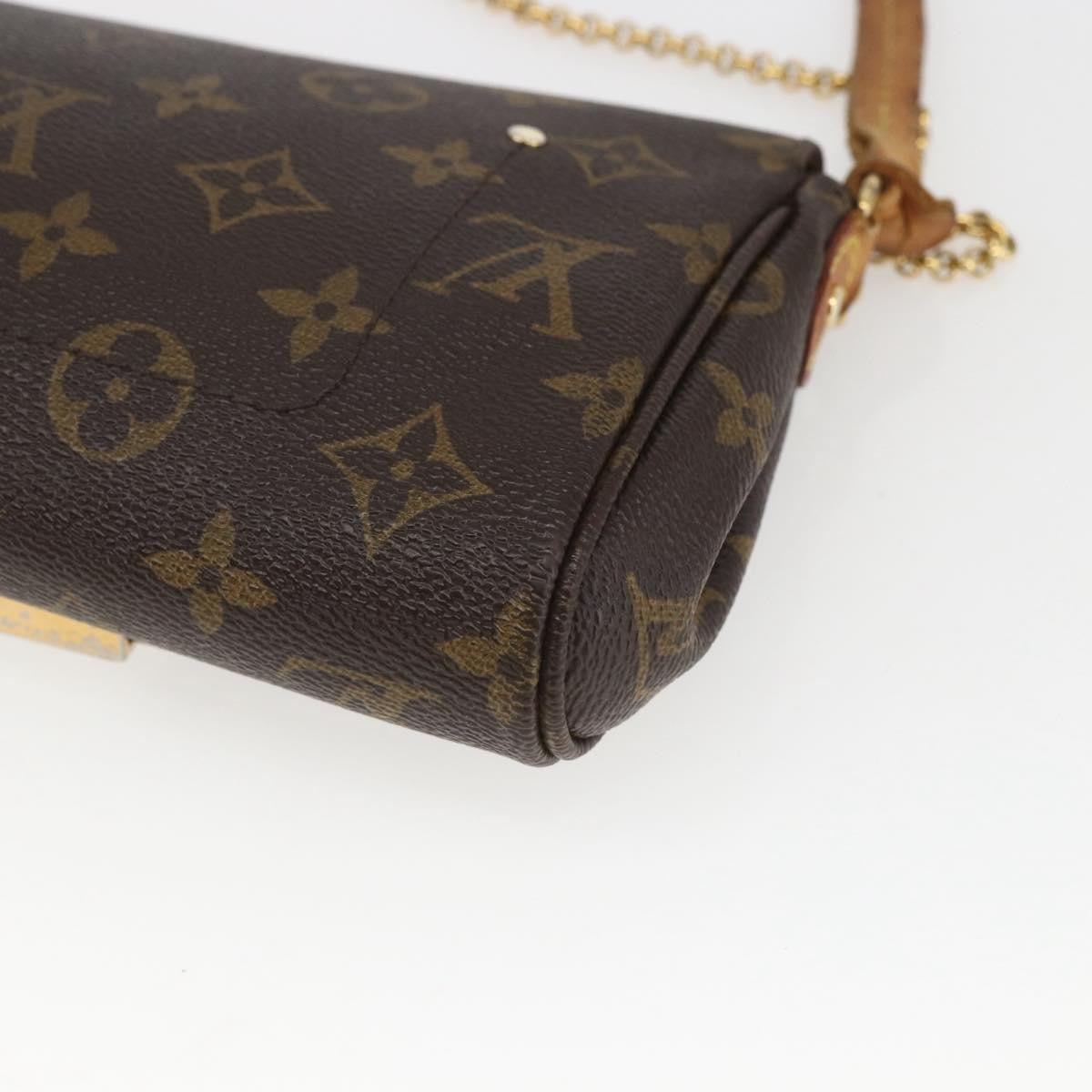 Louis Vuitton Favorite Handbag Monogram Canvas Brown Canvas Shoulder Bag Bag (Pre-Owned)