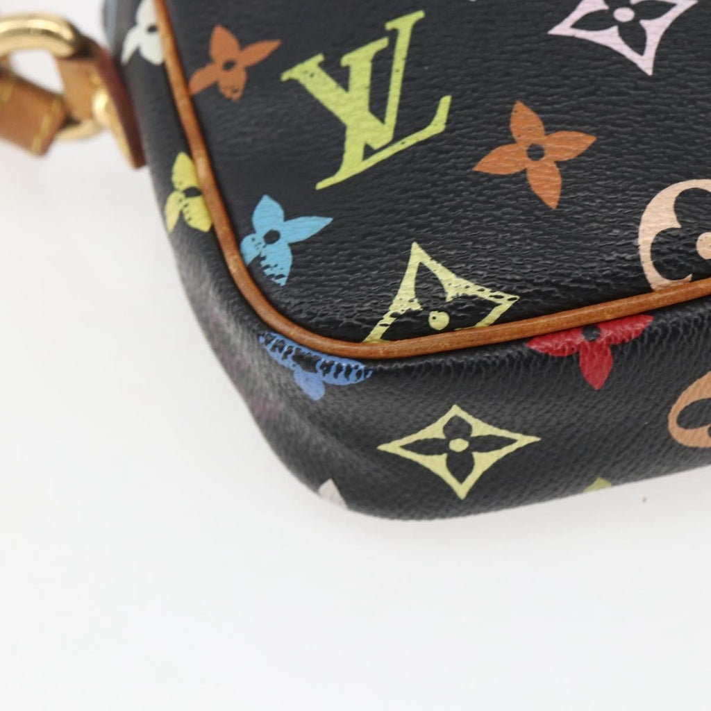 Louis Vuitton Rift Handbag Monogram Multicolor Black Canvas Shoulder Bag Bag (Pre-Owned)