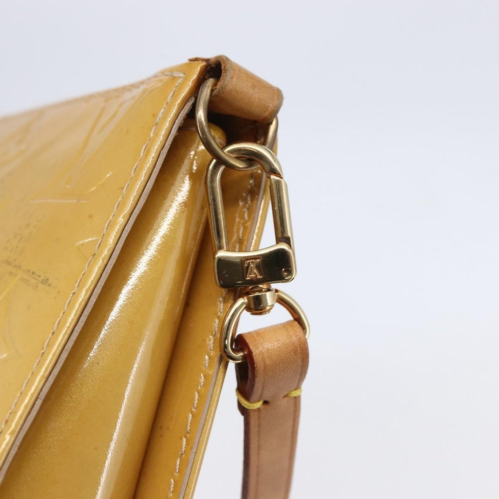 Louis Vuitton Lexington Pochette Monogram Vernis Beige Patent_Leather Clutche & Pouche Bag (Pre-Owned)