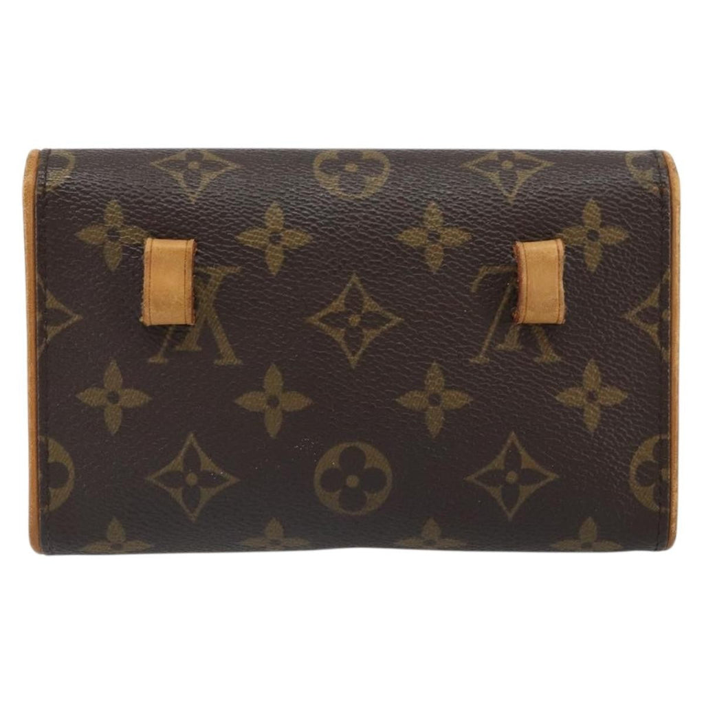 Louis Vuitton Florentine Waist Bag Monogram Canvas Brown Canvas Clutche & Pouche Bag (Pre-Owned)