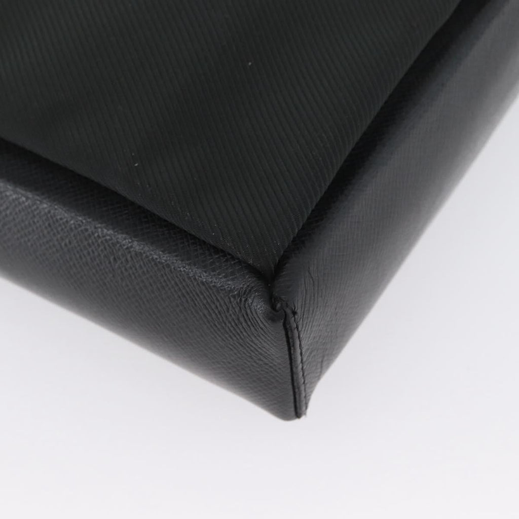 Louis Vuitton Sayan Messenger Bag Taiga Leather And Canvas Black Leather Shoulder Bag Bag (Pre-Owned)
