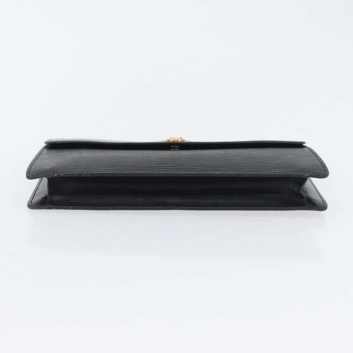 Louis Vuitton Vintage Montaigne Clutch Epi Leather Black Leather Clutche & Pouche Bag (Pre-Owned)
