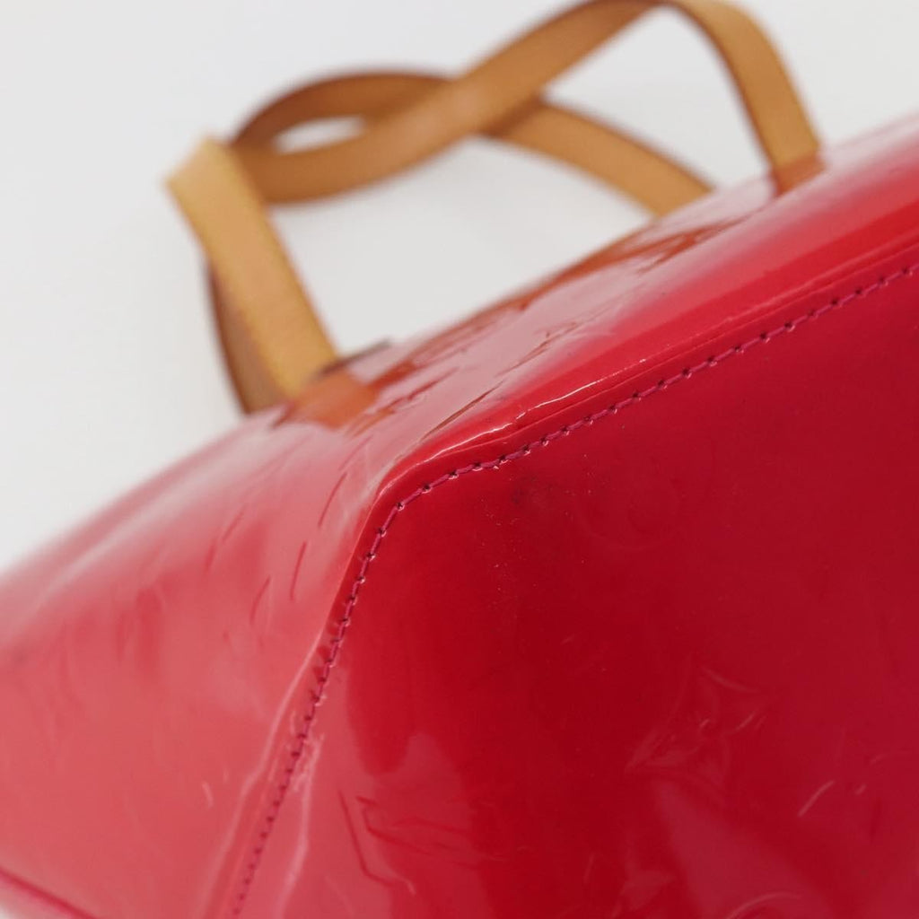 Louis Vuitton Bellevue Handbag Monogram Vernis Pink Patent_Leather Tote Bag Bag (Pre-Owned)