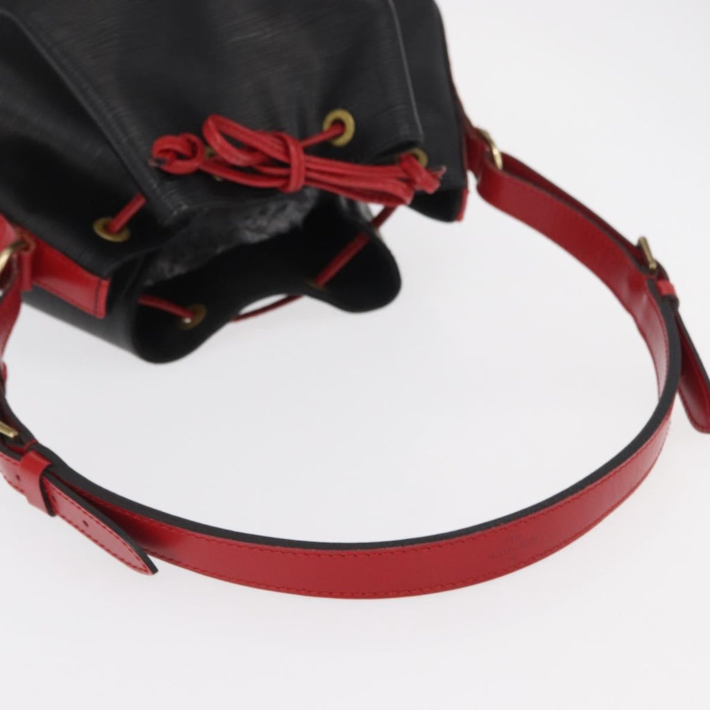 Louis Vuitton Bicolor Noe Handbag Epi Leather Black Leather Shoulder Bag Bag (Pre-Owned)