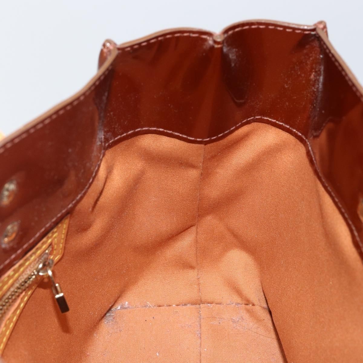 Louis Vuitton Reade Handbag Monogram Vernis Brown Patent_Leather Handbag (Pre-Owned)