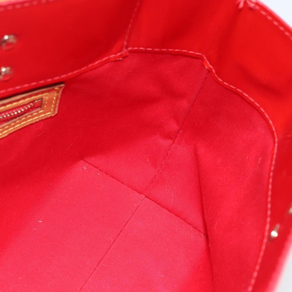 Louis Vuitton Reade Handbag Monogram Vernis Red Patent_Leather Handbag (Pre-Owned)