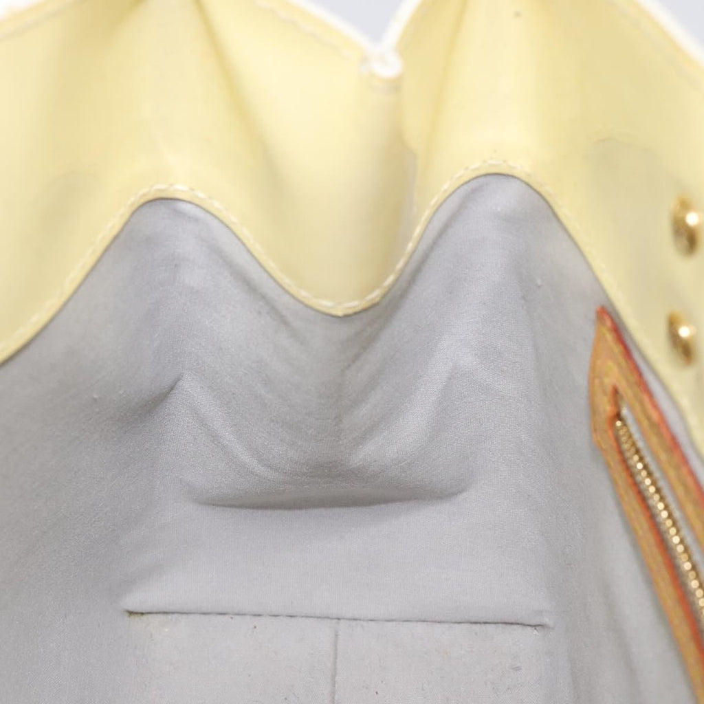 Louis Vuitton Reade Handbag Monogram Vernis Beige Patent_Leather Bag (Pre-Owned)