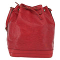 Louis Vuitton Noe Handbag Epi Leather Red Leather Shoulder Bag Bag (Pre-Owned)
