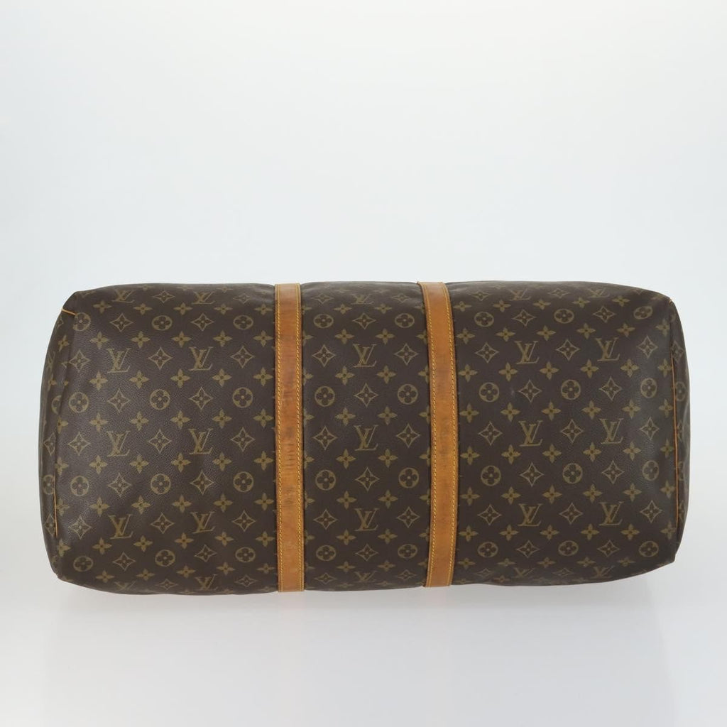 Louis Vuitton Keepall Bag Monogram Canvas Brown Canvas Travel Bag Bag (Pre-Owned)