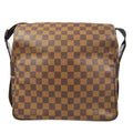 Louis Vuitton Naviglio Handbag Damier Brown Canvas Shoulder Bag Bag (Pre-Owned)