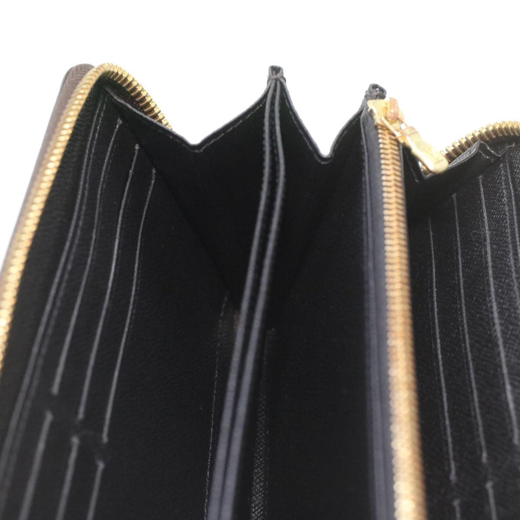 Louis Vuitton Zippy Wallet Nm Monogram Giant Reverse Brown Canvas Wallets Accessory (Pre-Owned)