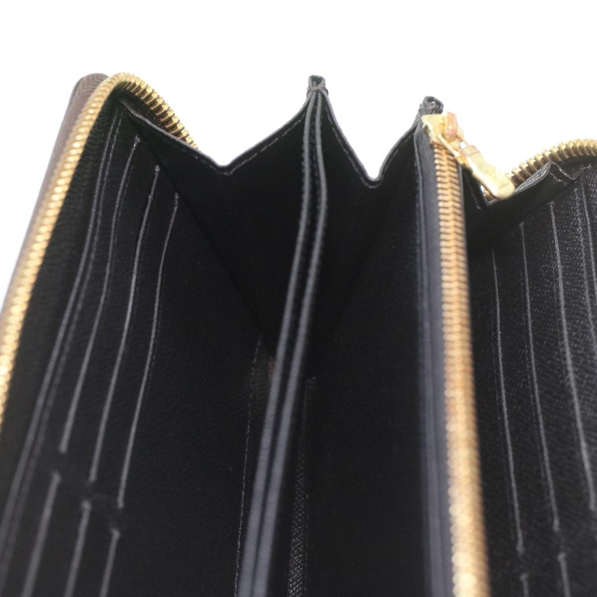 Louis Vuitton Zippy Wallet Nm Monogram Giant Reverse Brown Canvas Wallets Accessory (Pre-Owned)