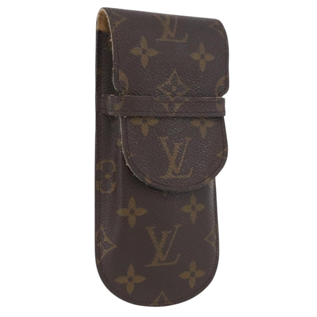 Louis Vuitton Etui À Lunette Canvas Brown Canvas Wallets Accessory (Pre-Owned)