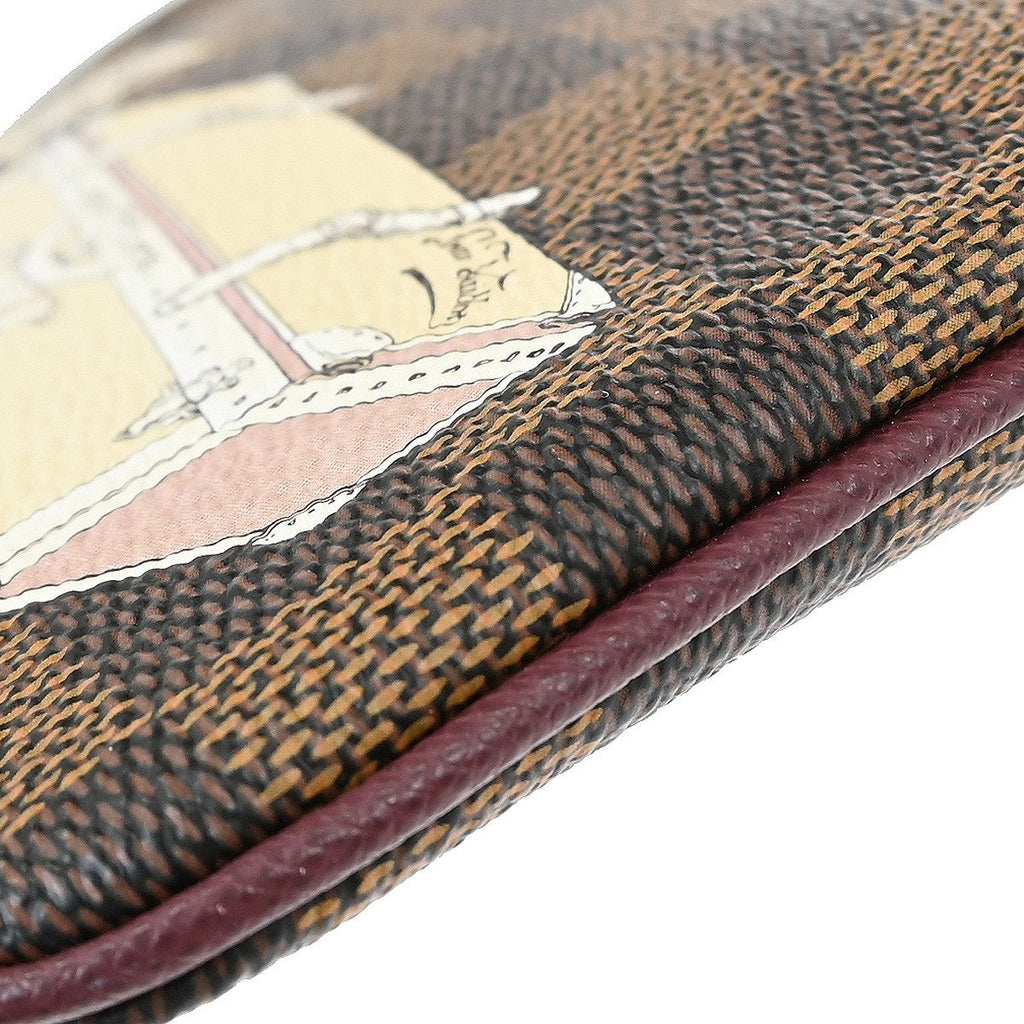 Louis Vuitton Milla Pochette Limited Edition Damier Brown Canvas Clutche & Pouche Bag (Pre-Owned)