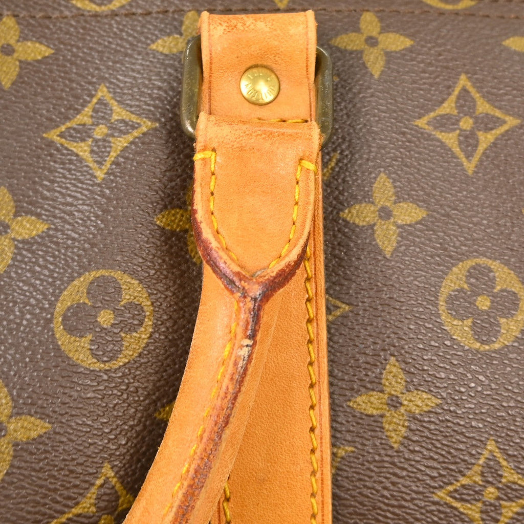 Louis Vuitton Keepall Bandouliere Bag Monogram Canvas Brown Canvas Travel Bag Bag (Pre-Owned)