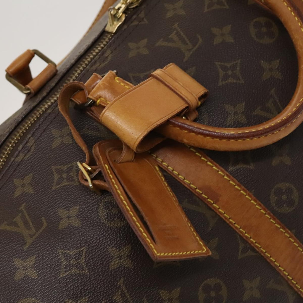 Louis Vuitton Keepall Bag Monogram Canvas Brown Canvas Travel Bag Bag (Pre-Owned)