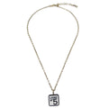 Chanel Cc No.5 Pendant Necklace Metal Gold Gold_Plated Necklace Jewelry (Pre-Owned)