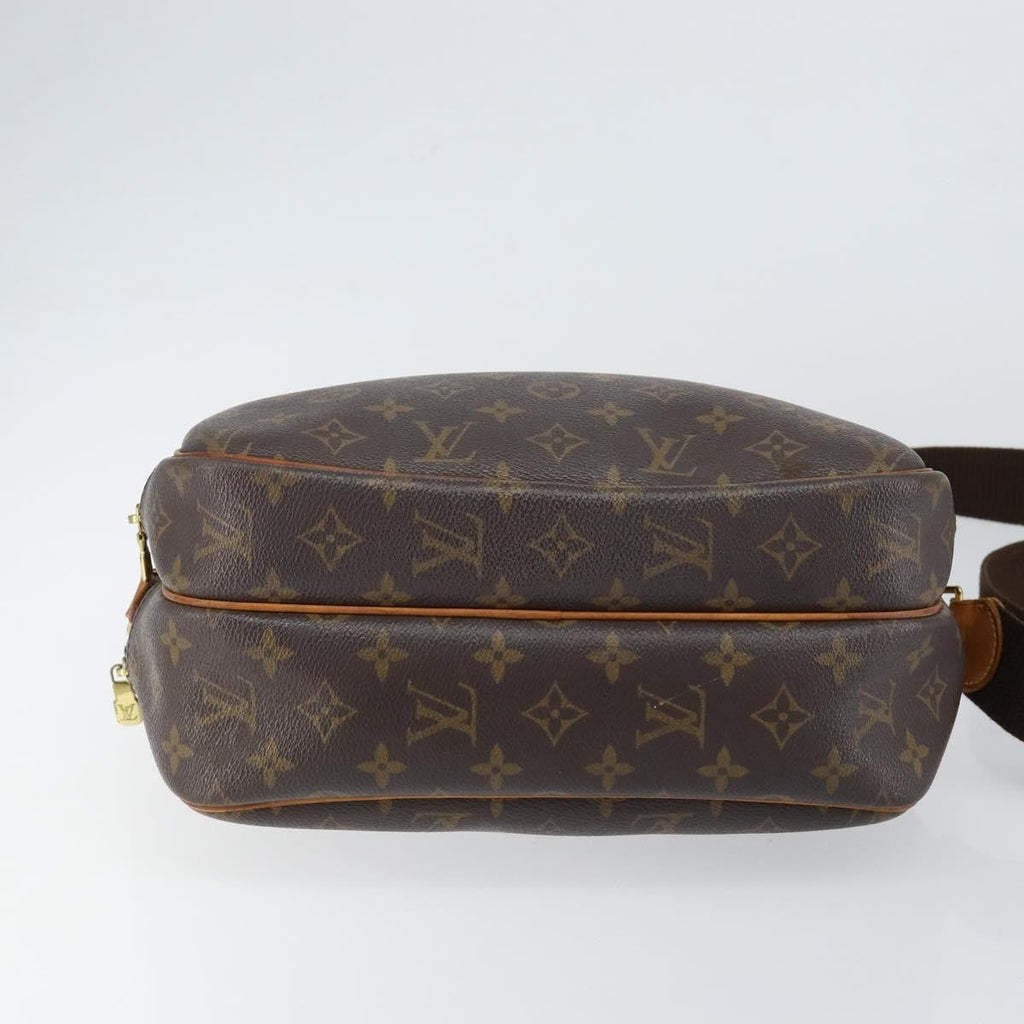 Louis Vuitton Reporter Bag Monogram Canvas Brown Canvas Shoulder Bag Bag (Pre-Owned)
