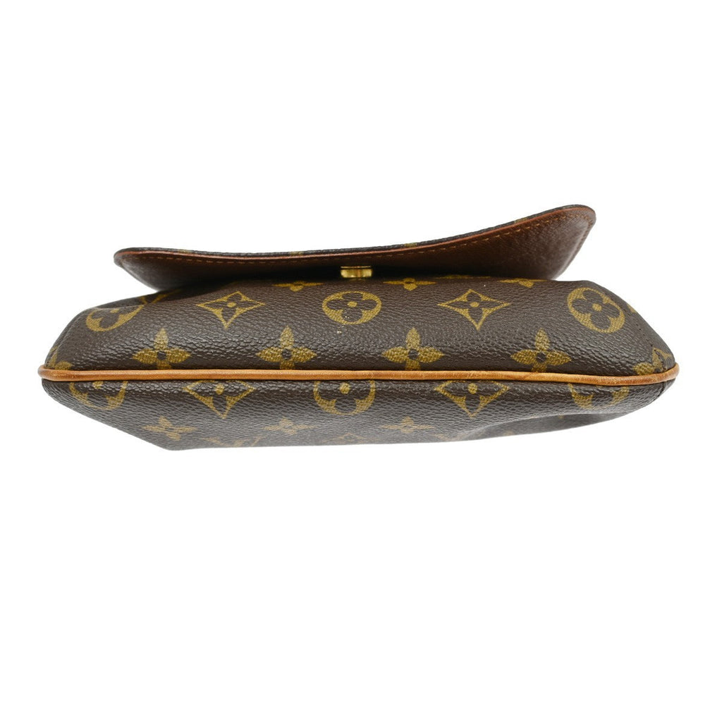Louis Vuitton Musette Salsa Handbag Monogram Canvas Brown Canvas,Leather Shoulder Bag Bag (Pre-Owned)