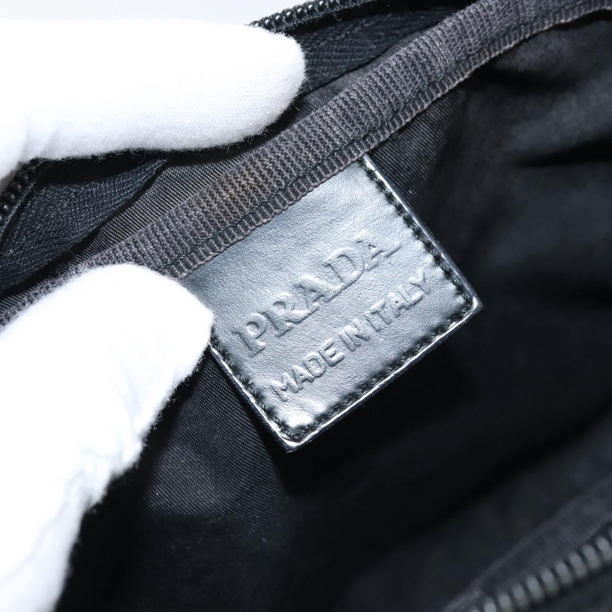 Prada Vintage Pouch Tessuto Black Nylon Clutche & Pouche Bag (Pre-Owned)
