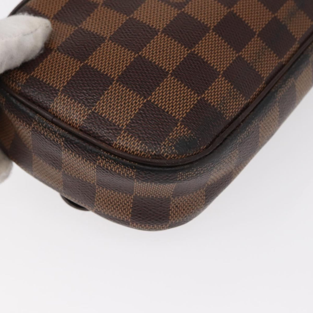 Louis Vuitton Pochette Gange Damier Brown Canvas Clutche & Pouche Bag (Pre-Owned)