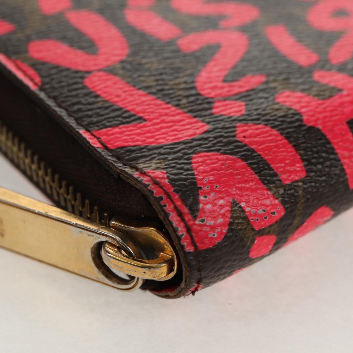 Louis Vuitton Zippy Wallet Canvas Pink Canvas Wallets Accessory (Pre-Owned)