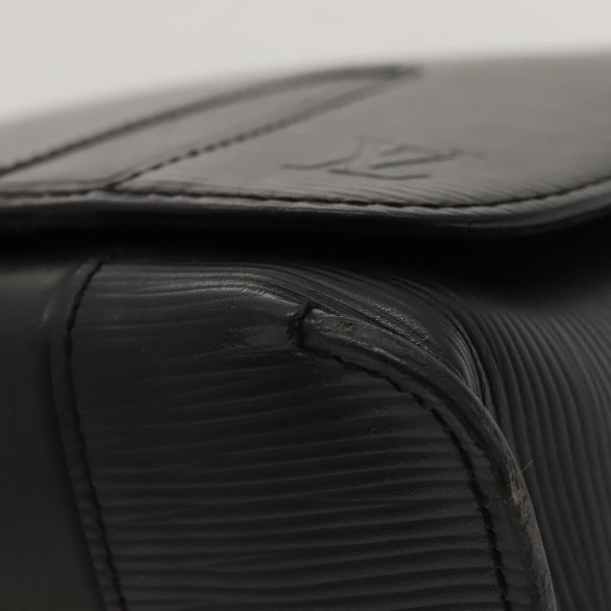 Louis Vuitton Harrington Messenger Bag Epi Leather Black Leather Shoulder Bag Bag (Pre-Owned)