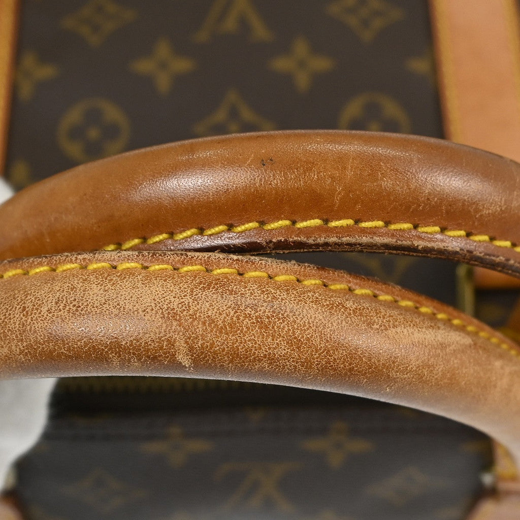 Louis Vuitton Keepall Bag Monogram Canvas Brown Canvas Travel Bag Bag (Pre-Owned)
