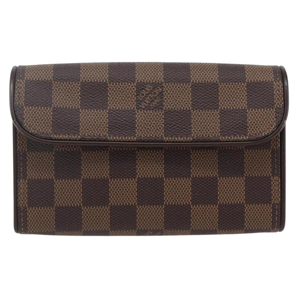 Louis Vuitton Florentine Waist Bag Damier Canvas Brown Canvas Clutche & Pouche Bag (Pre-Owned)