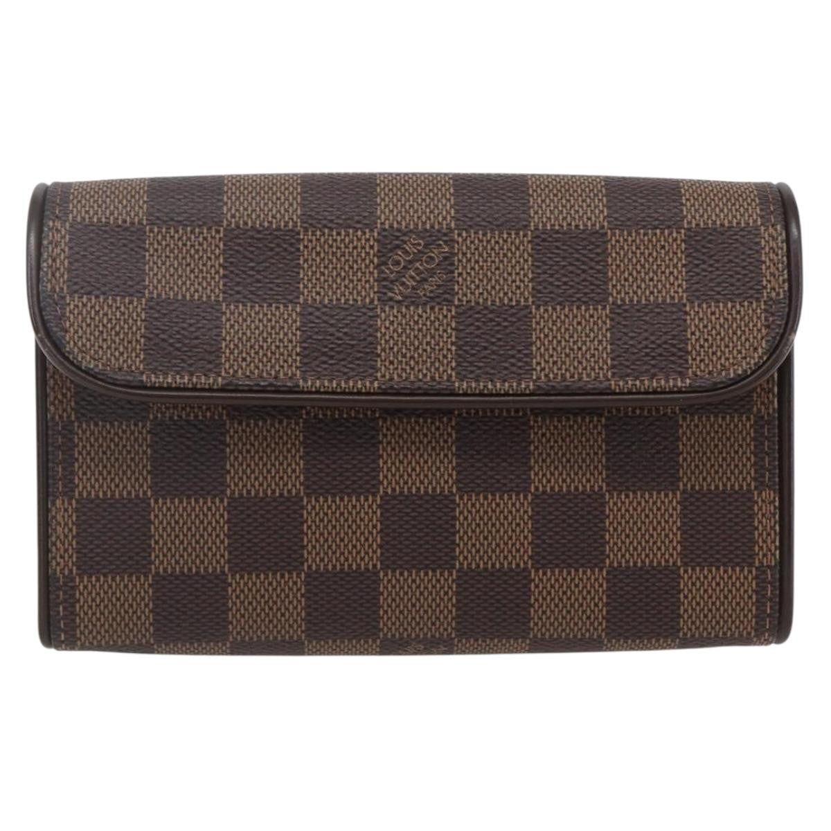 Louis Vuitton Florentine Waist Bag Damier Canvas Brown Canvas Clutche & Pouche Bag (Pre-Owned)