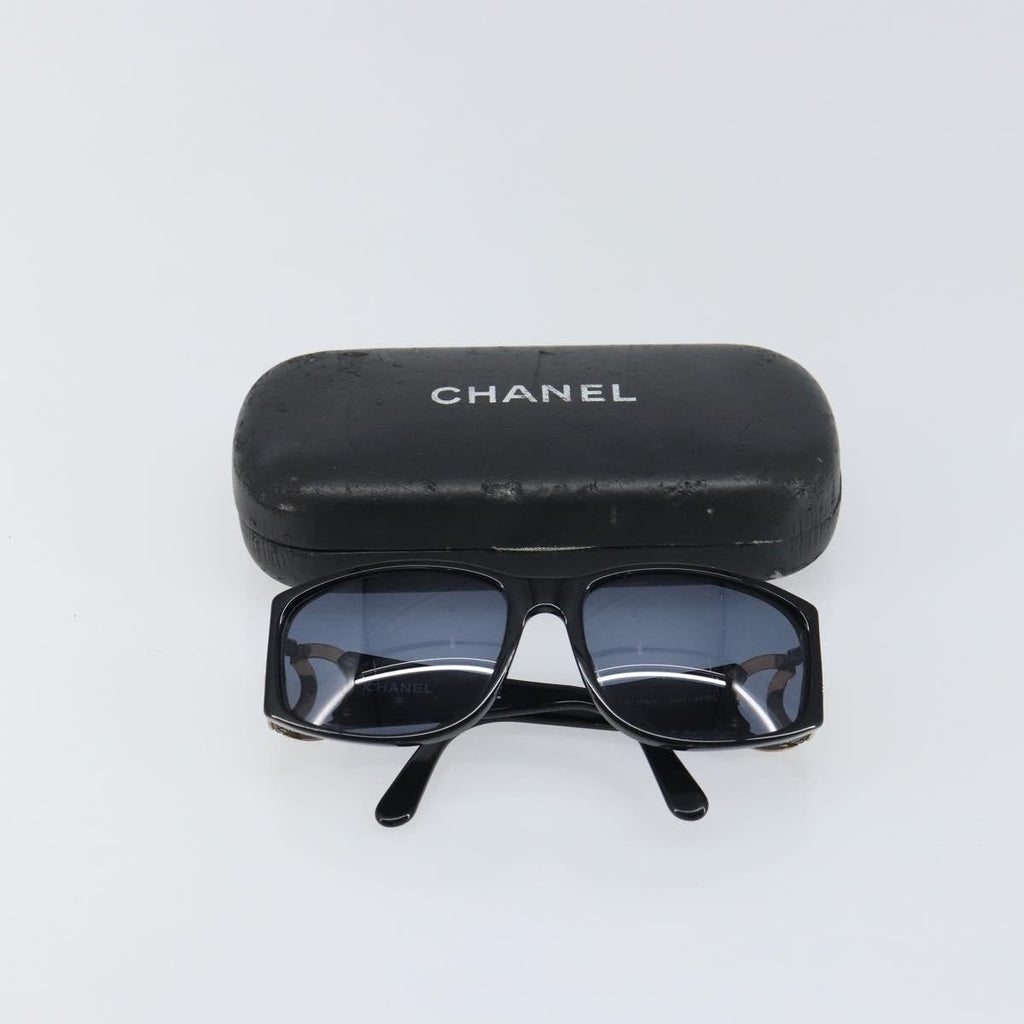 Chanel Logo Cc Sunglasses Plastic Black Plastic Sunglasse Accessory (Pre-Owned)