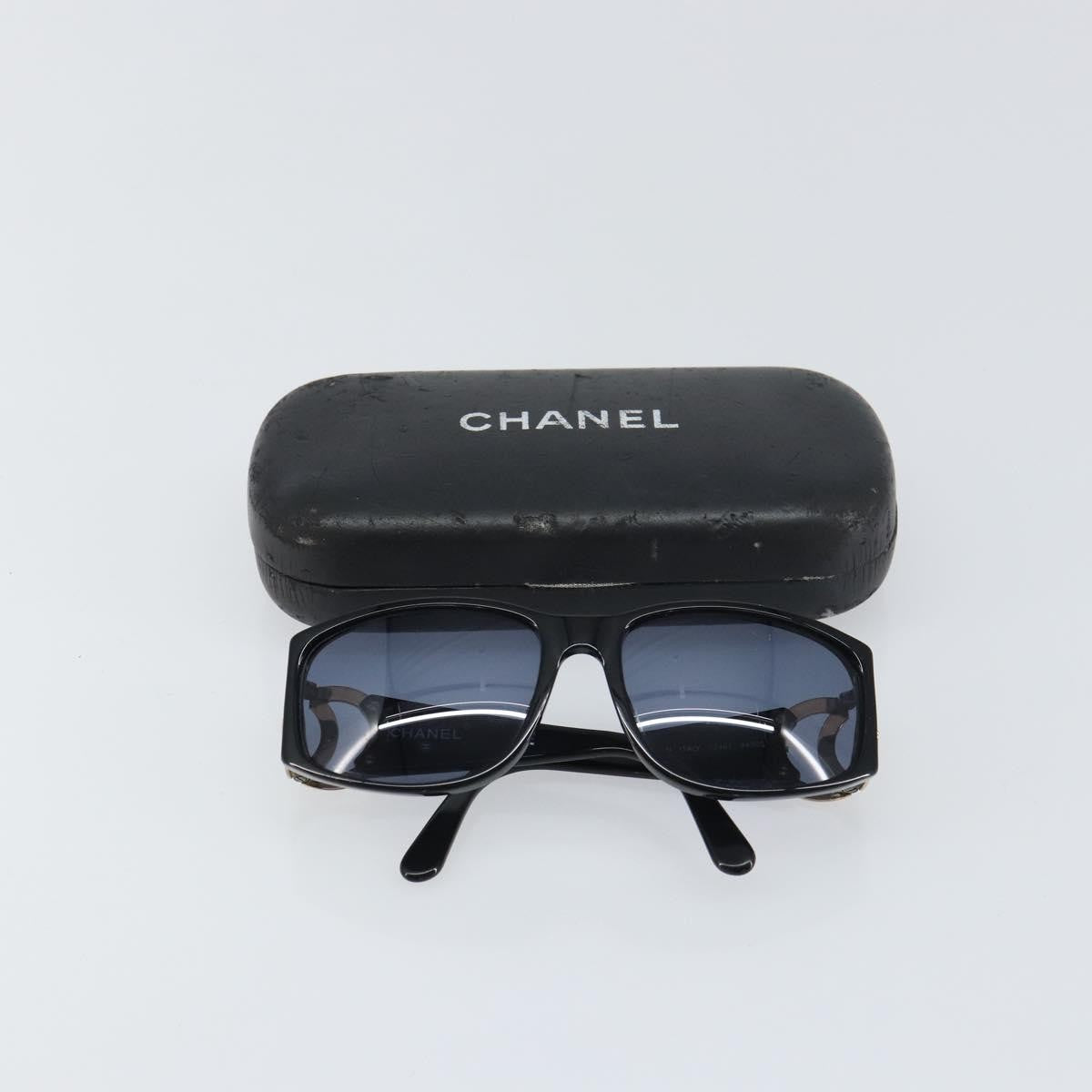 Chanel Logo Cc Sunglasses Plastic Black Plastic Sunglasse Accessory (Pre-Owned)