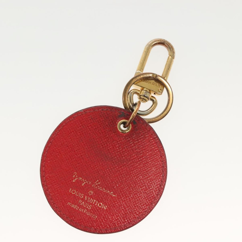 Louis Vuitton Pumpkin Bag Charm And Key Holder Yayoi Kusama Pumpkins Leather Brown Canvas Charms And Keychains Accessory (Pre-Owned)