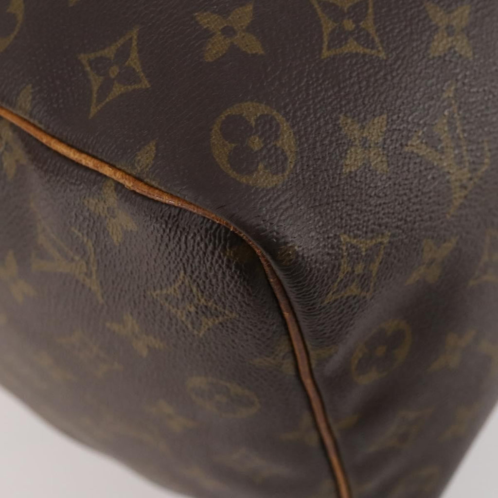 Louis Vuitton Keepall Bag Monogram Canvas Brown Canvas Travel Bag Bag (Pre-Owned)
