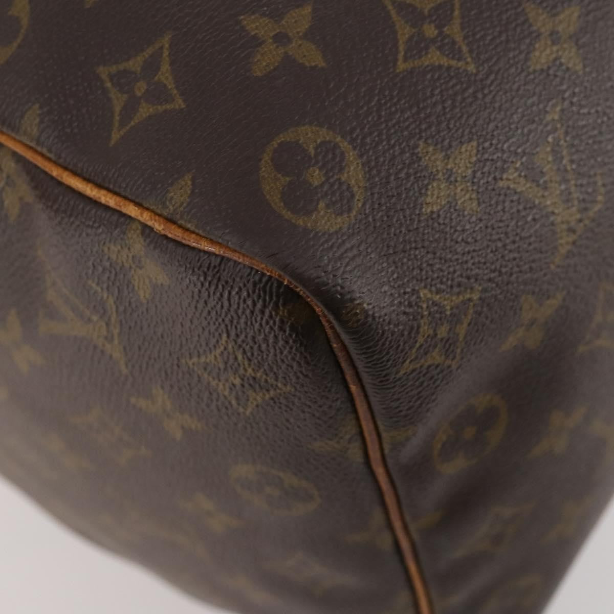 Louis Vuitton Keepall Bag Monogram Canvas Brown Canvas Travel Bag Bag (Pre-Owned)