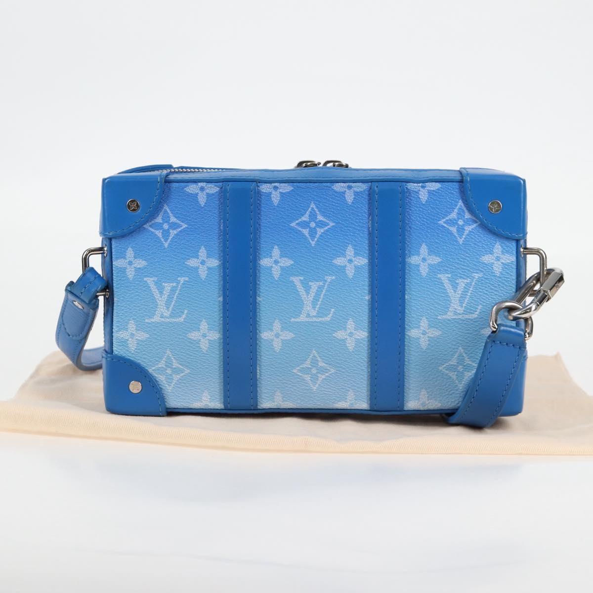 Louis Vuitton Soft Trunk Wallet Limited Edition Monogram Clouds Blue Canvas Clutche & Pouche Bag (Pre-Owned)