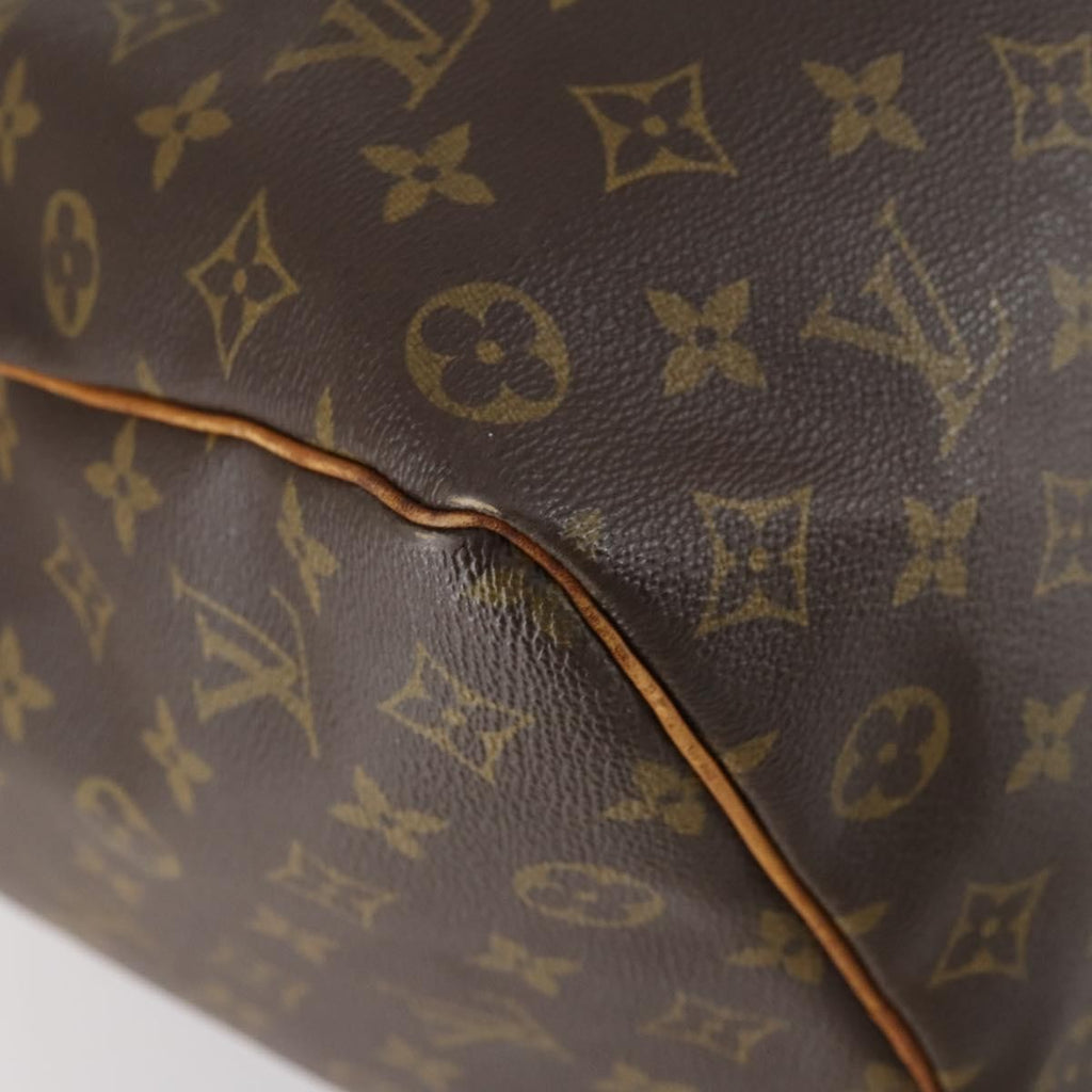 Louis Vuitton Keepall Bag Monogram Canvas Brown Canvas Travel Bag Bag (Pre-Owned)