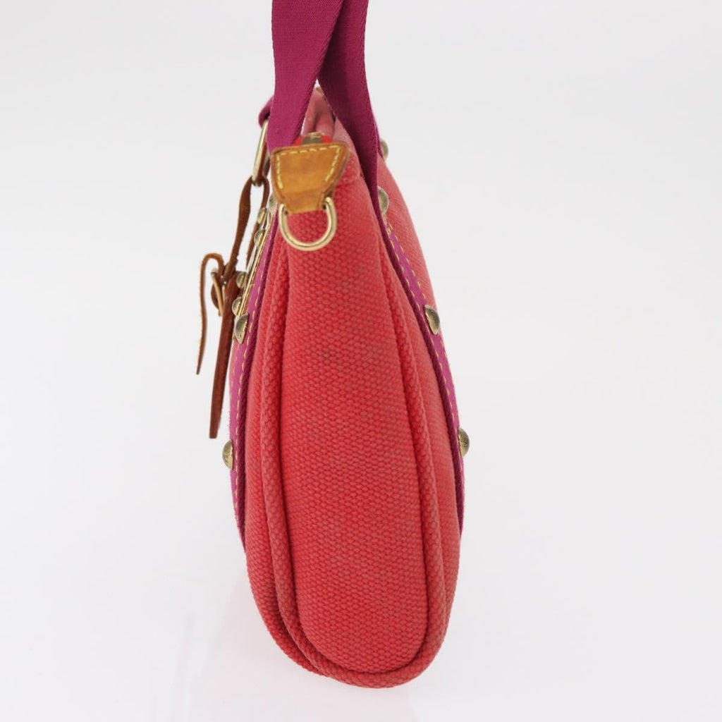 Louis Vuitton Antigua Tote Canvas Red Canvas Tote Bag Bag (Pre-Owned)
