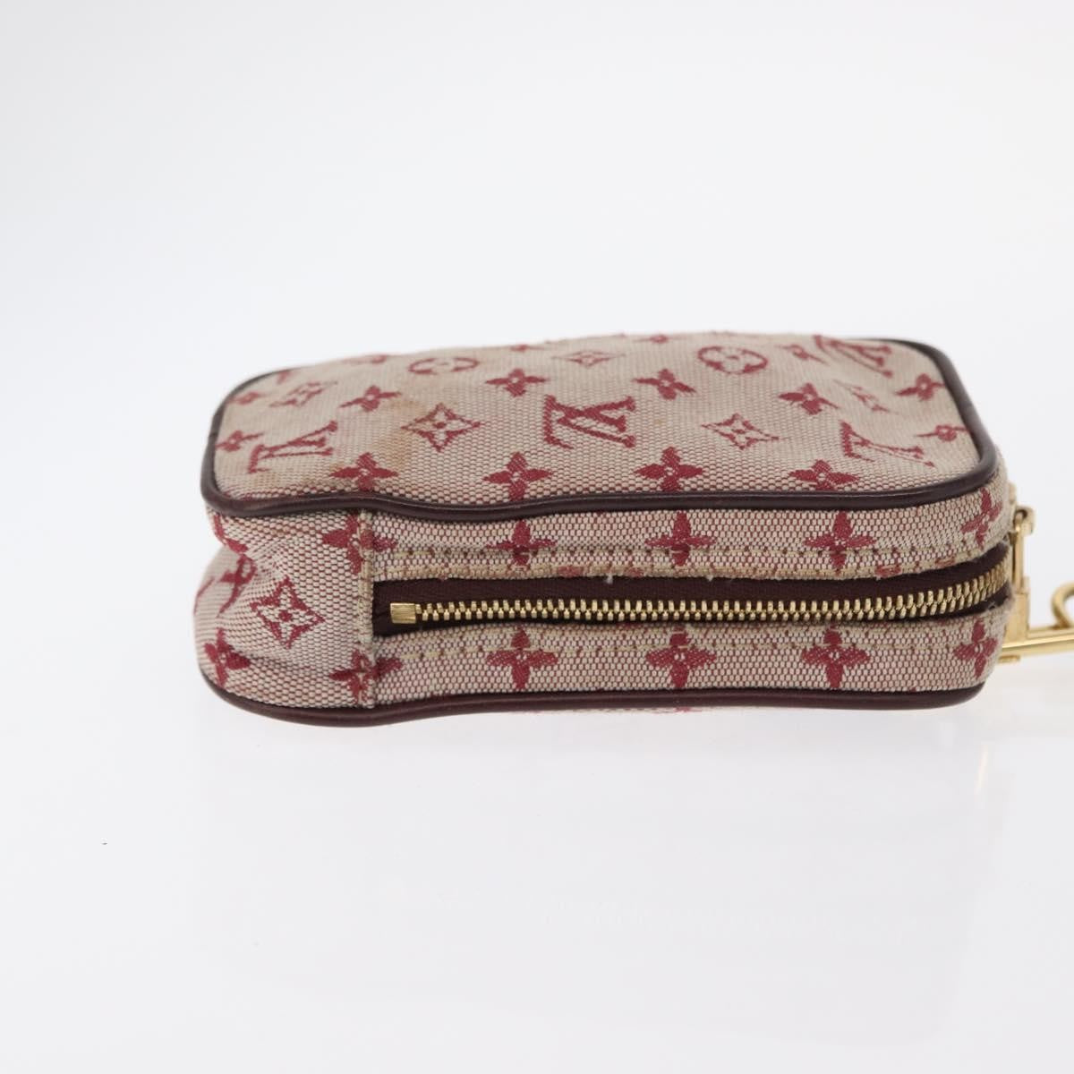 Louis Vuitton Camera Bag Mini Lin Red Canvas Clutche & Pouche Bag (Pre-Owned)