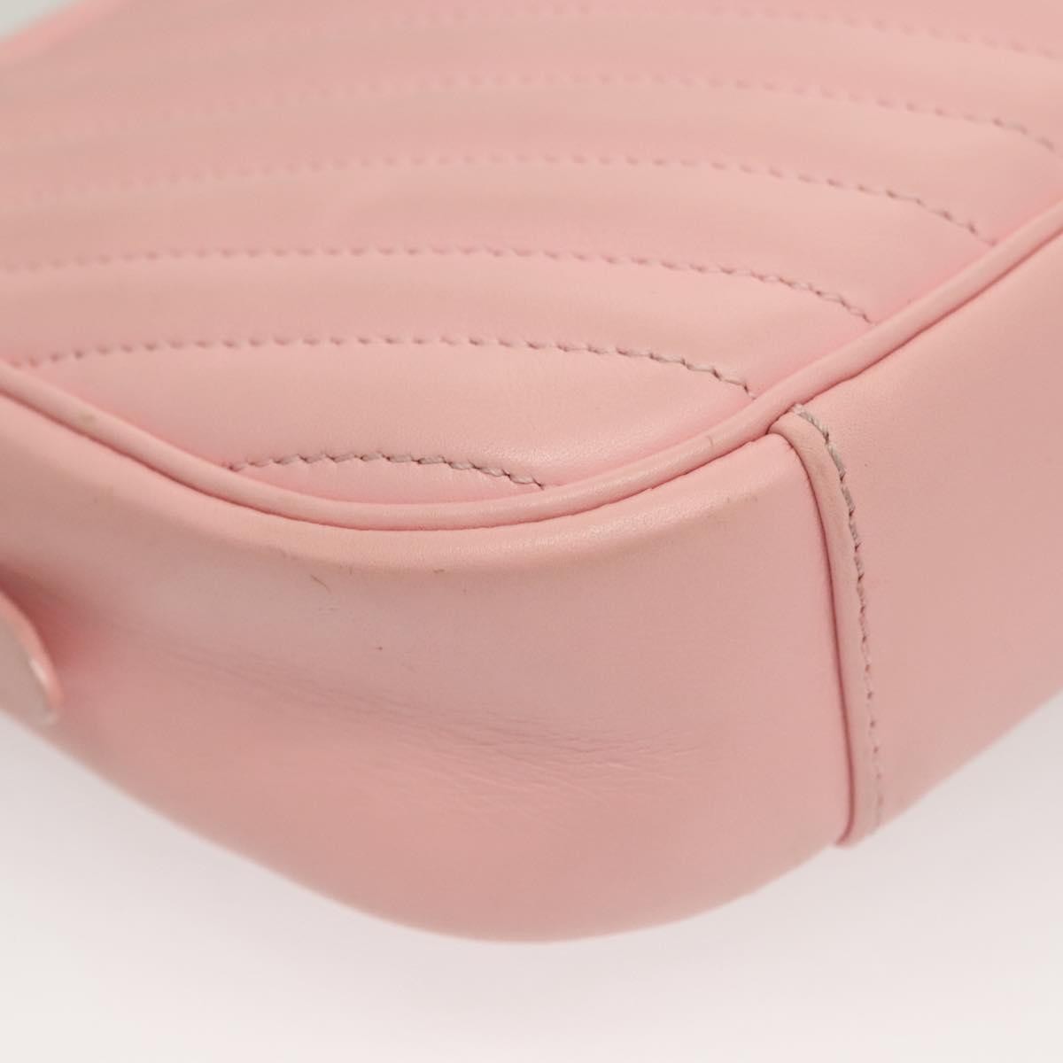 Louis Vuitton New Wave Camera Bag Quilted Leather Pink Leather Bag (Pre-Owned)