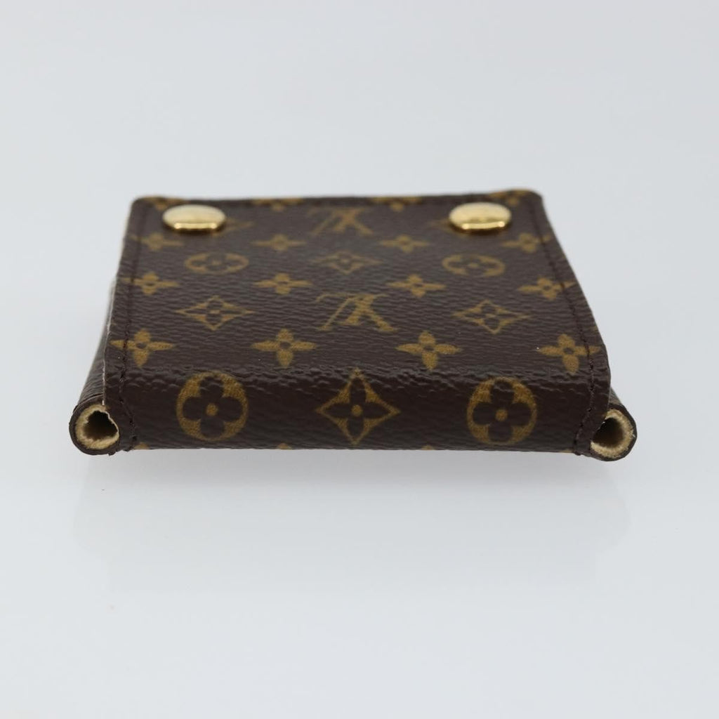 Louis Vuitton Case Jewelry Box Canvas Brown Canvas Wallets Accessory (Pre-Owned)