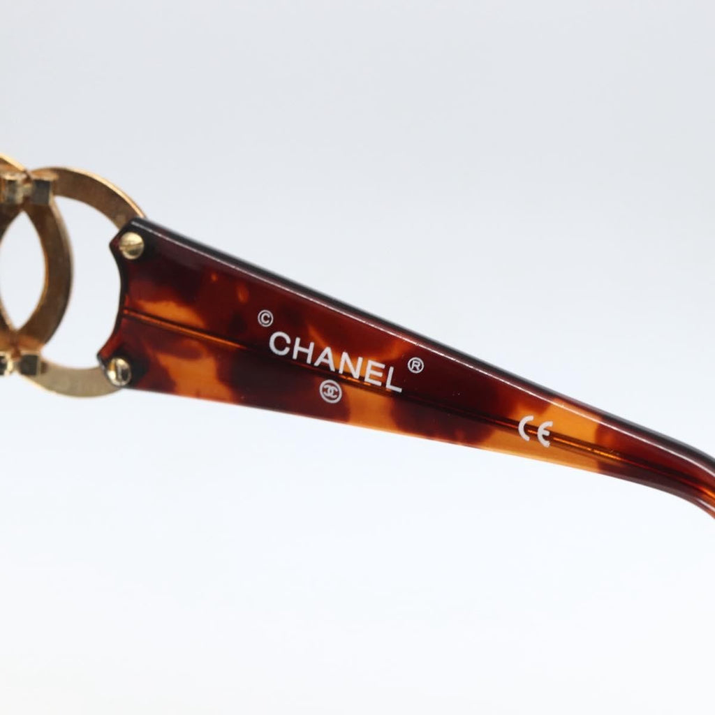 Chanel Logo Cc Sunglasses Plastic Brown Plastic Sunglasse Accessory (Pre-Owned)